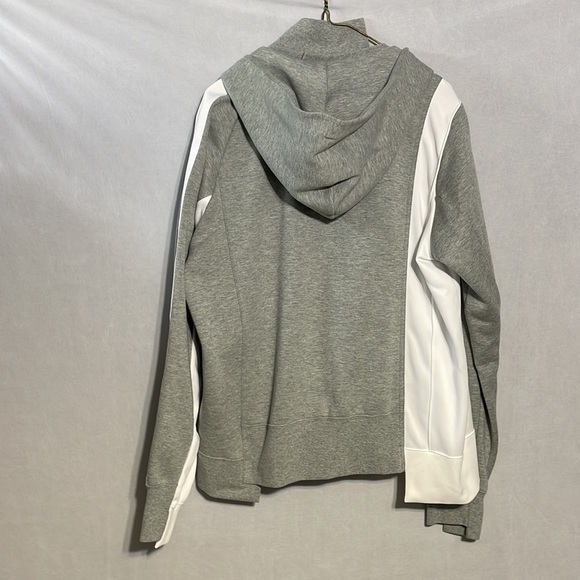 Nike x Sacai Double-Zip Hoodie 'Dark Grey Heather/White' - Picture 7 of 7